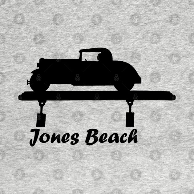 Jones Beach Art Deco Sign - Car by Mackabee Designs